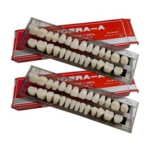28 Pcs/Set Dental A2 A3 Acrylic Resin Denture Shade Full Set False Teeth 23