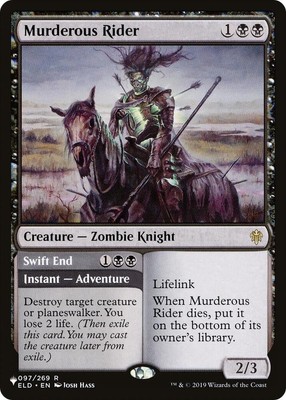 Murderous Rider - The List NM - MTG Magic