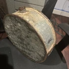 Large Civil War Confederate Metal Drum Canteen