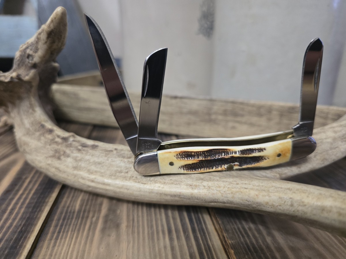 CASE XX 6.5327 SS BONE STAG 2003 7 DOT STOCKMAN | eBay
