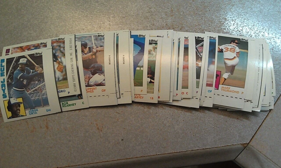 1984 Topps Baseball MLB OVERSIZE PLUS MISCUT Oddball Cards WOW YOU PICK - Image 2 of 4