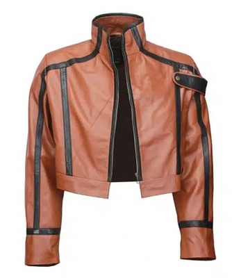 Code Geass Anime Cosplay Costume Lelouch Lamperouge Brown Genuine Leather Jacket