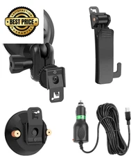 CammPro Body Worn Camera Accessories Bundle Kit for I826, Black 