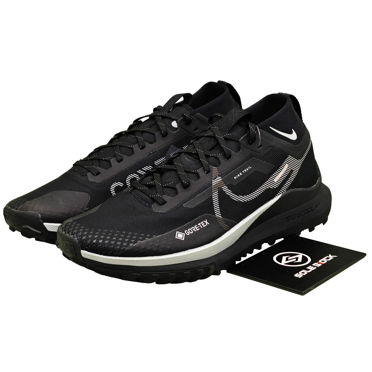 Nike React Pegasus Trail 4 GORE-TEX Black Reflect Silver for  display picture 2
