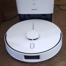 AIRROBO L60 Robotic Vacuum Cleaner, Charging Base  Dust Bag, Auto Recharge