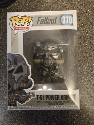 2018 Funko Pop! Games Fallout T-51 Power Armor #370 Vinyl Figure New