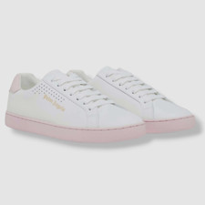 $475 Palm Angels Para Mujer Blanco Parte Baja Tenis Uno Tenis Zapatos Talla 38 EU/8 EE. UU.