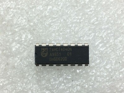 74HCT4040N PHILIPS IC COUNTER 12STAGE BINARY 16DIP 12 PIECES