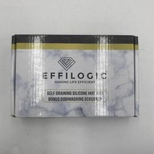 EFFILOGIC Kitchen Self Draining Soap Tray, Silicone