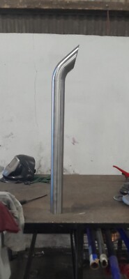 3,5'' Edelstahl Auspuff Stapel Gerades Rohr Kehrbogen 