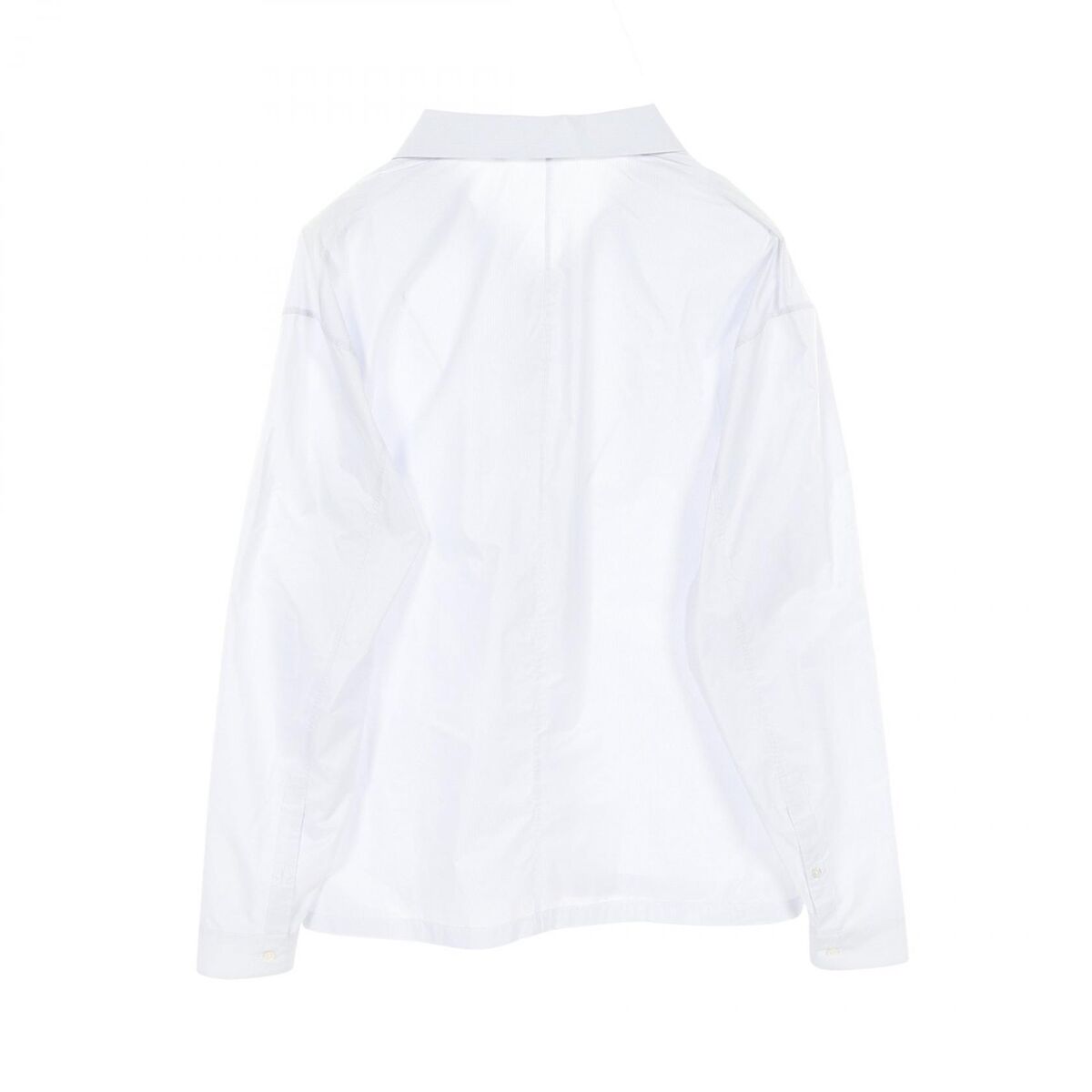 JIL SANDER Shirt JSUM741934 polyester White Blue Used mens JIL SANDER Shirt JSUM741934 polyester White Blue Used mens