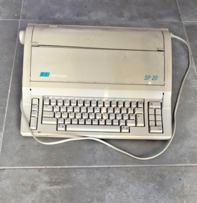 Optima SP 20 Elektrische Schreibmaschine   Klassisches Schreibgerät, Top-Zustand