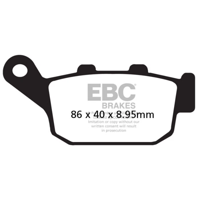 Se adapta a las pastillas de freno de disco trasero orgánico EBC para Suzuki SV 650/X 2016 - EBC 2020 FA496 Foto 2 de 3