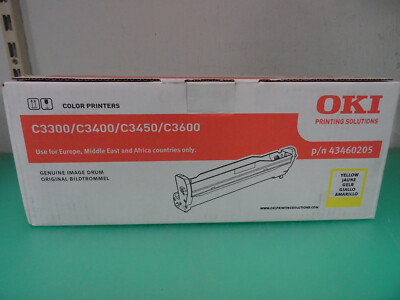 Original Oki 43460205 / Type C9 / Drum Kit Yellow in OVP