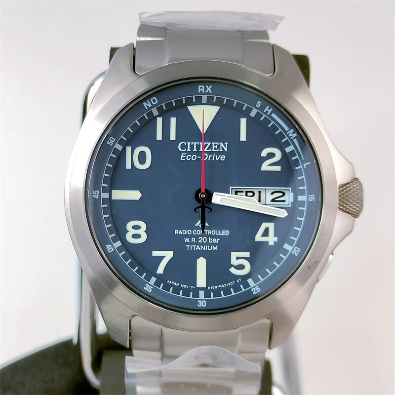 【未使用】CITIZEN PROMASTER AT6080-53L デイデイト Citizen Promaster Land Series Blue Dial AT6080-53L