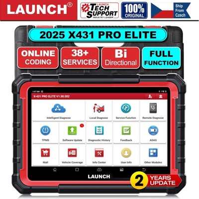 LAUNCH X431 PRO ELITE Bidirectional Car Diagnostic Tool OBD2 Scanner K-ey Coding