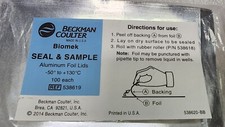 Beckman 538619 Biomek Seal & Sample Aluminum Foil Lids