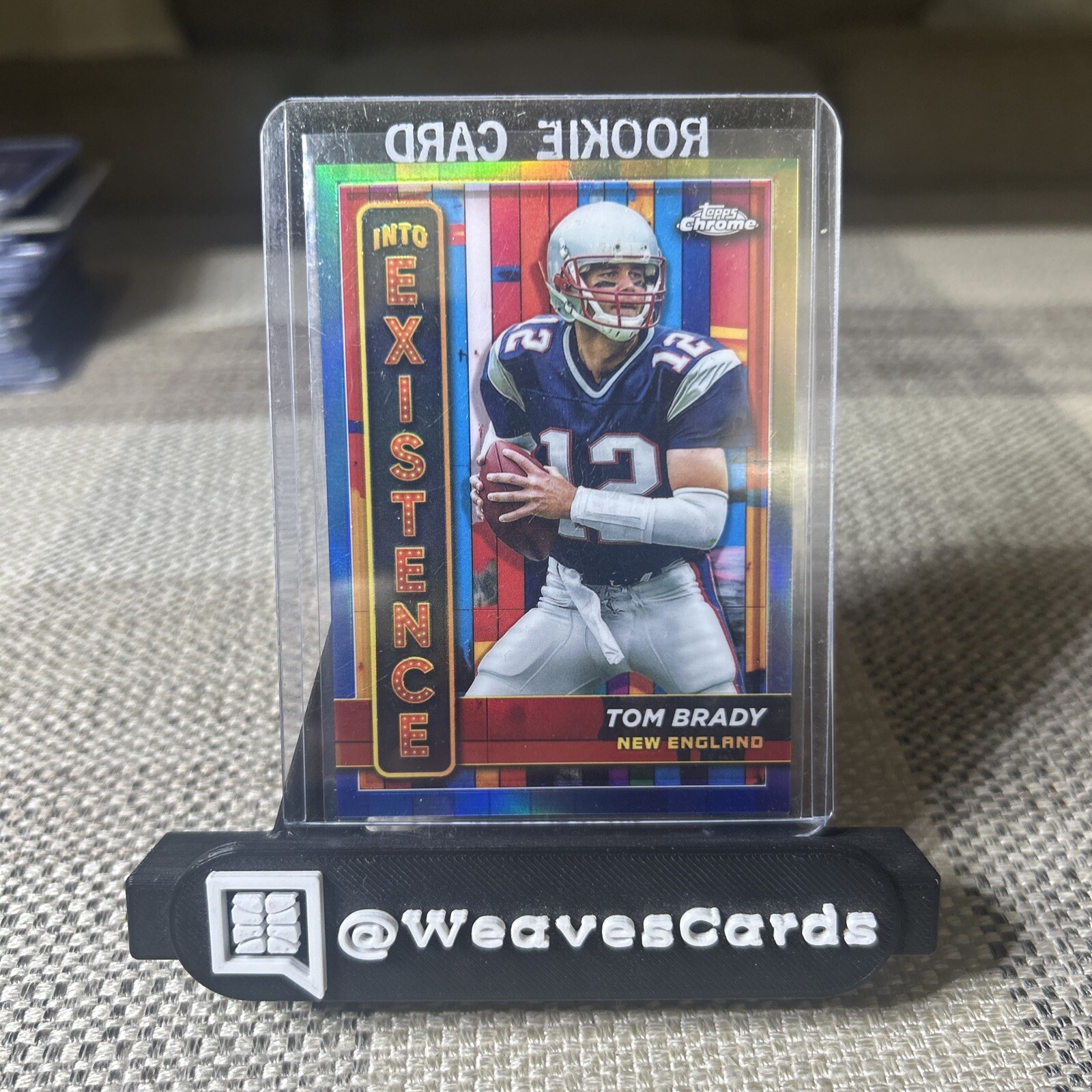 2024 Topps Chrome Football Breakers TOM BRADY Into Existence Rare Case Hit SSP