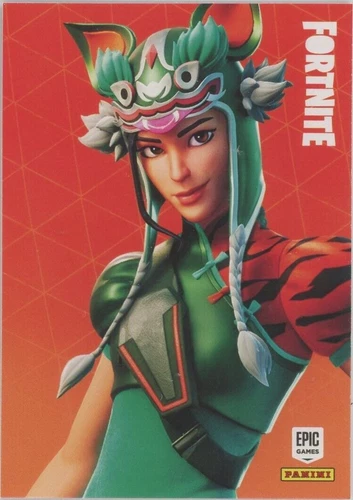 2020 Panini Fortnite Series 2 Tigeress Rare Outfit #103