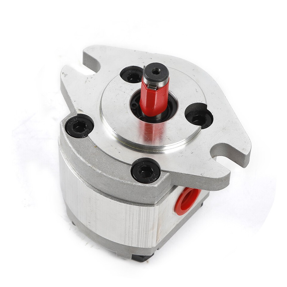 Hydraulic Gear Pump Flat Keyed Shaft SAE Flange Mounting Mini High