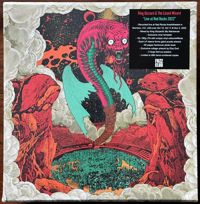 King Gizzard And The Lizard Wizard Live At Red Rocks 2022 15xLP