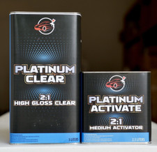 Platinum Euro Clear Coat 7.5l Kit 21 High Gloss Automotive Clearcoat Whardener
