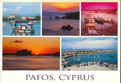 Cyprus - Zypern - Paphos - Pafos - Coral Bay - Beach - Strand - Boats - Sunrise