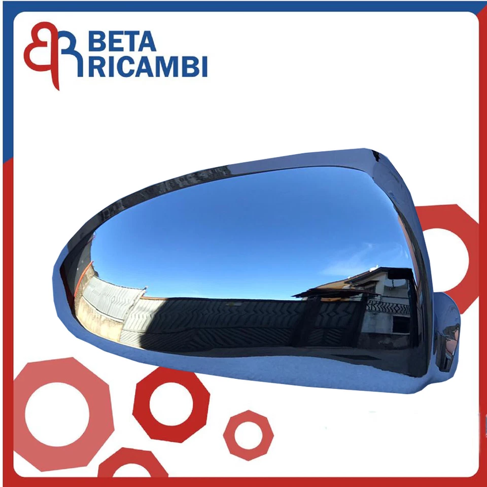 Calotte Cromate Smart ForTwo 451 da 2007> Calotta Specchio Retrovisore Lucide  - Immagine 3 di 4