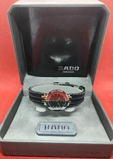 90s Rare Ceramic & Gold Rado Diastar ref 153.0344.3 Good Cond, $750 MSRP!  BOXED