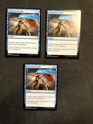 3x Disdainful Stroke Commander Anthology Volume II Regular NM