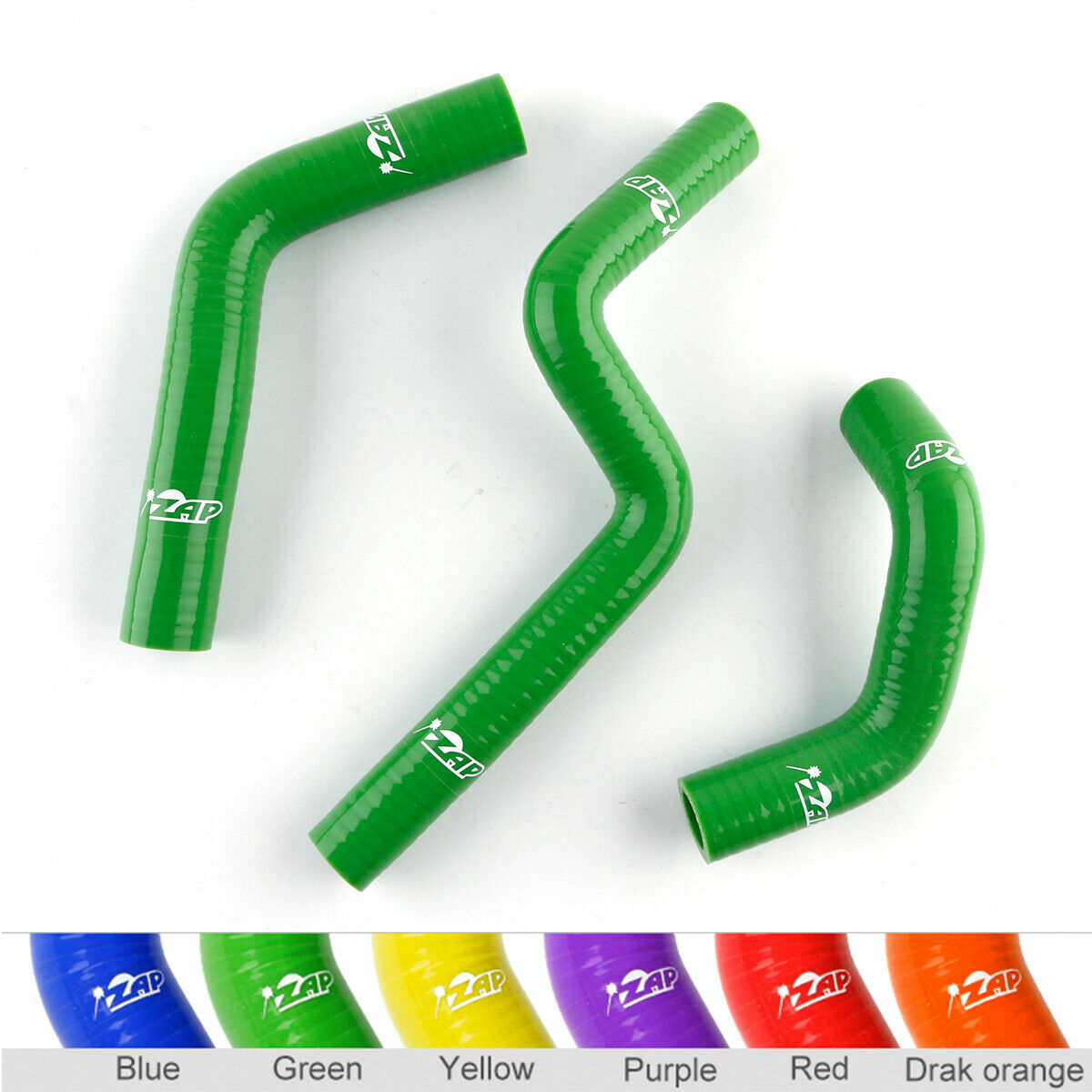 Green For 2014 2015 2016 2017 KAWASAKI KX85 KX100 Silicone Radiator