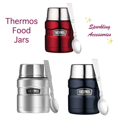 NEW Genuine Thermos Stainless Steel Vacuum Insulated Food Jar 470ml