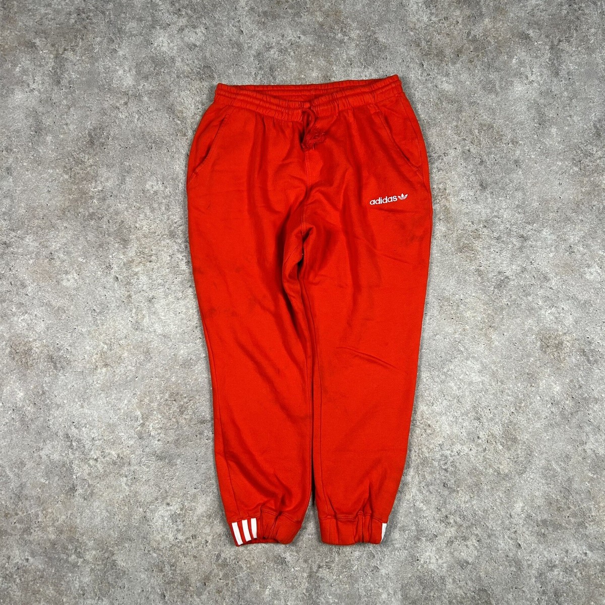 adidas womens red joggers
