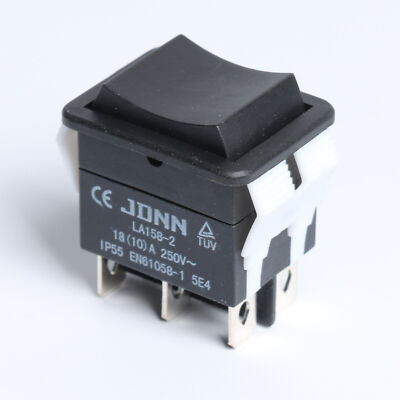 JDNN LA158-2 250V 10A Elektrische wasserdichte Doppel Wippschalter Teile Zubehör