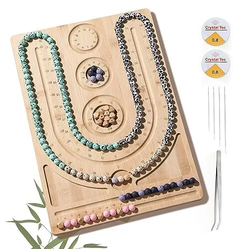 Bead Design Board Wooden Bead Boards For Jewelry Making DIY Bracelet Design  Board Necklace Beading Jewelry Making Tray 