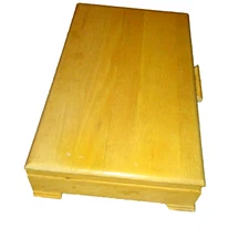 Kenized Lining Wood Tarnish Proof Flatware SILVERWARE CHEST