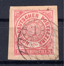 Saxony Number Stamp Unreadable On Ndp (AA0730