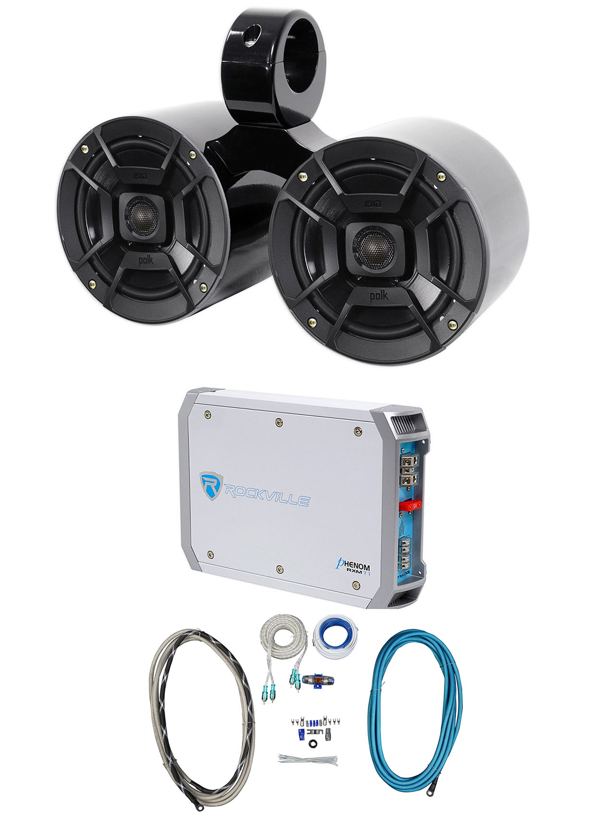 Колонки Polk Audio Dual 65 мощностью 300 Вт для морской лодки и вейкборда Усилитель Комплект усилителей 50290₽