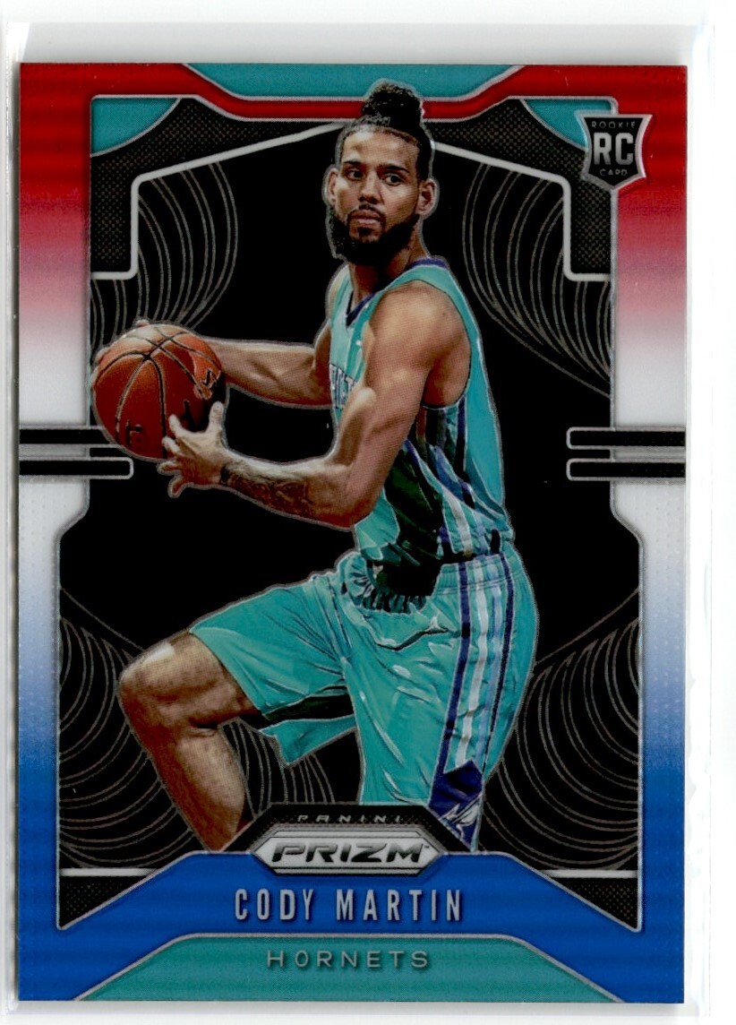 2019-20 Panini Prizm Red/White/Blue Cody Martin #278 RC Charlotte Hornets