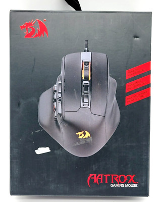 Redragon 12400 DPI AATROX Wired Gaming Mouse With Backlight - Black (M811-RGB)