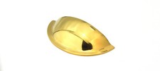 Cabinet Knobs Cup Shell Pull Handles Kitchen Cupboard Door Catch Polished Brass