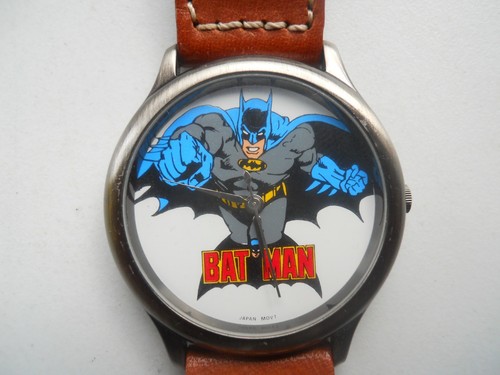 Fossil BATMAN Men's Brown Leather band 
