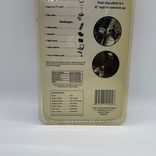Vector Power on Board Converts 12v DC Vehicle Power to 110/120v AC VEC1040POB - Picture 7 of 8