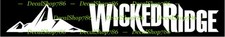 Wicked Ridge Crossbows - Outdoor / Hunting - Vinyl Die-Cut Peel N' Stick Decal