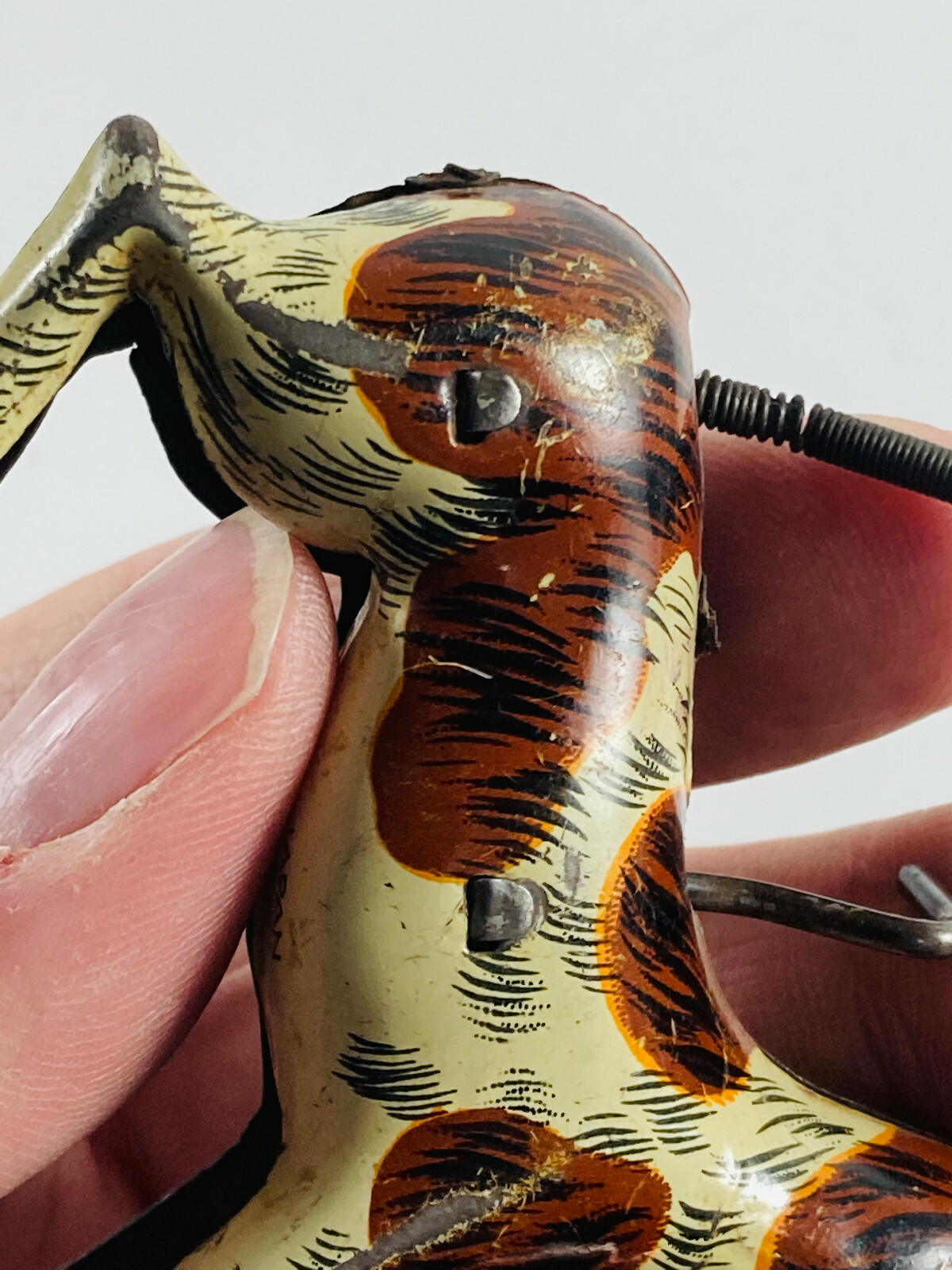 Alps vtg Japan Tin Litho Hunting Dog w/ Bug Wind Up Toy REPAIR eBay