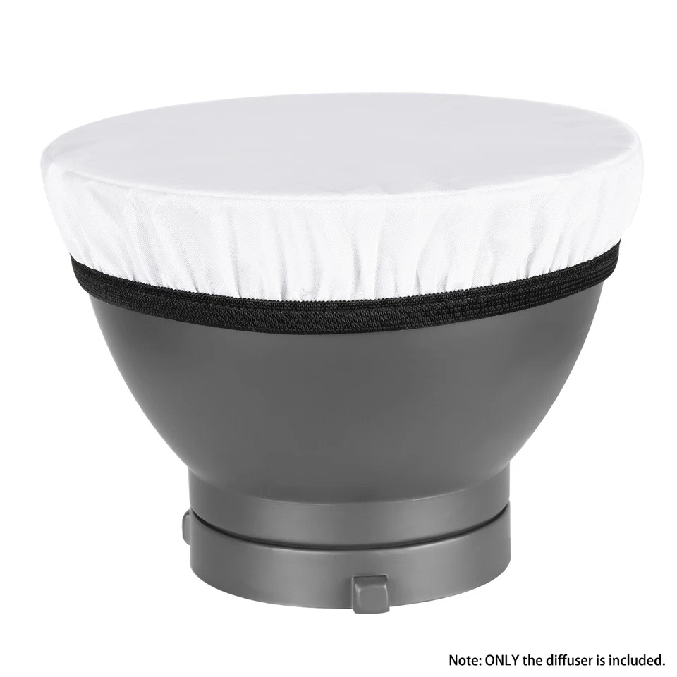 Neewer Studio 2-Pack 7" Soft White Diffuser Sock, Softens the Light Output - Image 3 of 4