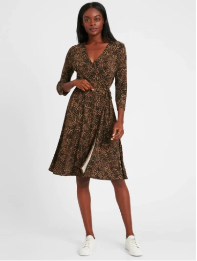 Banana republic hotsell animal print dress