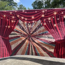 Circus Tent 5x7 Backdrop 