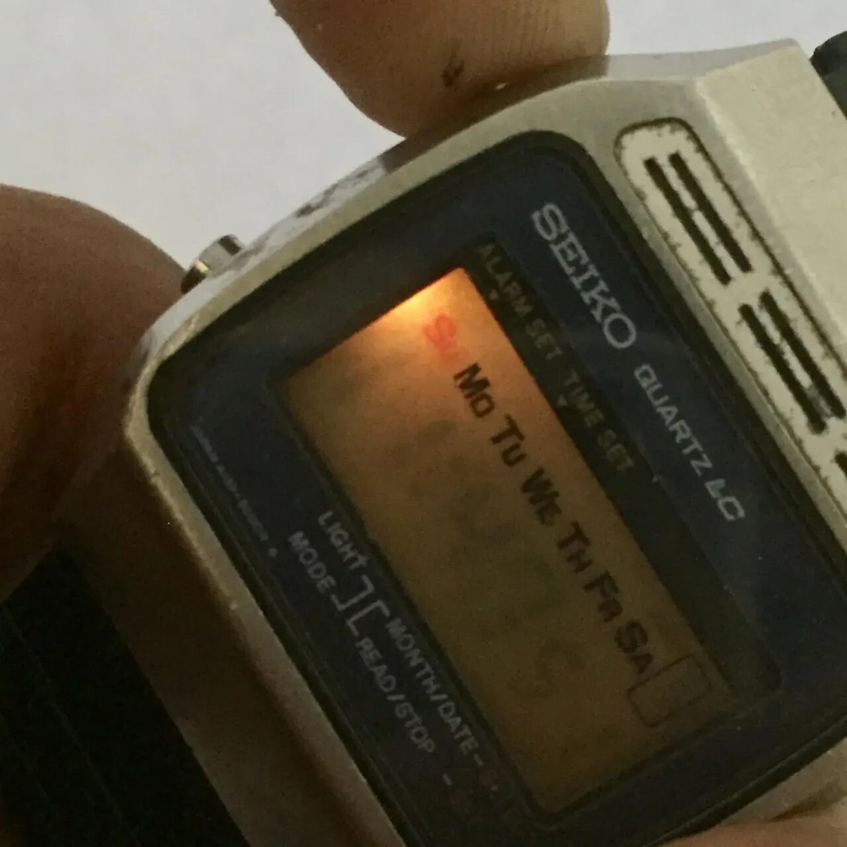 Seiko Quartz LC A133-5000-G Digital Vintage Men's Watch | eBay
