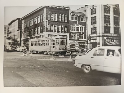 1952 READING PA LVT Lehigh Valley Transit PA Pennsylvania Photo Trolley